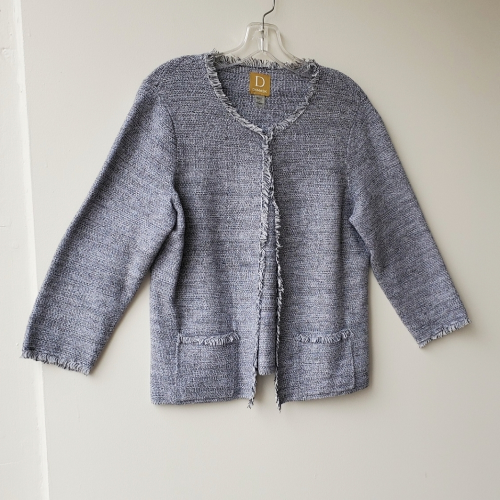 Damask Fringed Jacket - Picture 8 of 10
